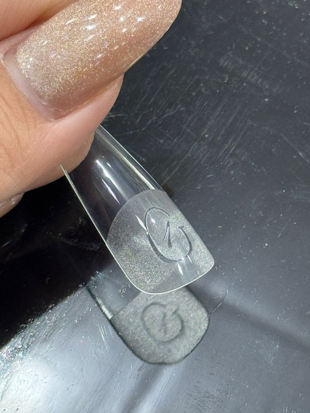 Unhas postiças bailarina transparente - Imagem 2