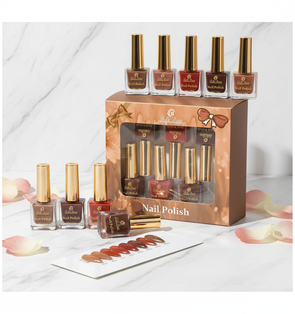 ESMALTE COMUN KIT MARROM