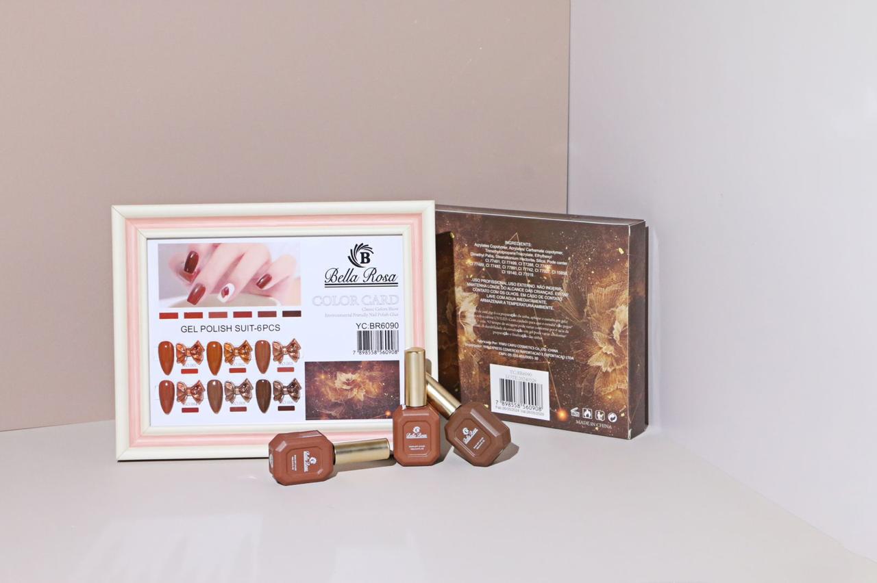 ESMALTE EM GEL KIT MARROM - Imagem 2